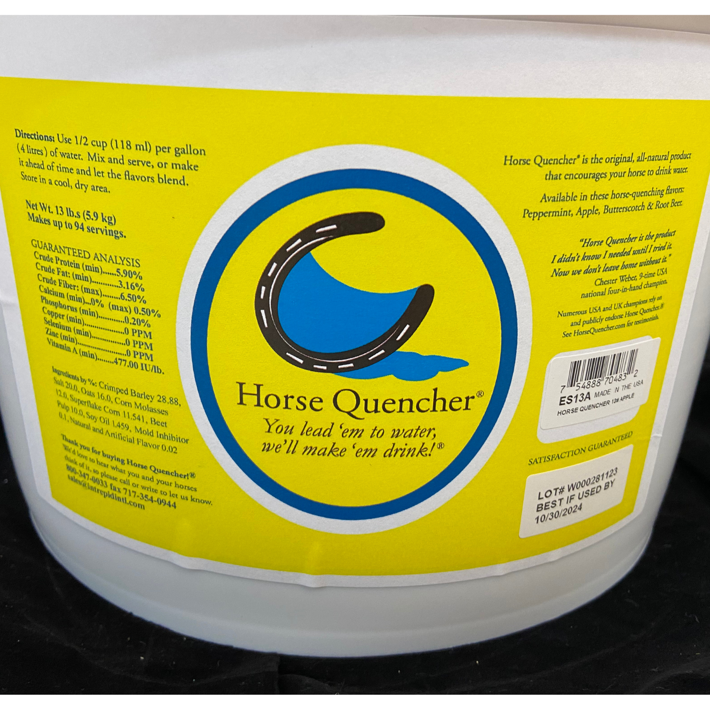 Horse Quencher - 13 lbs Pail